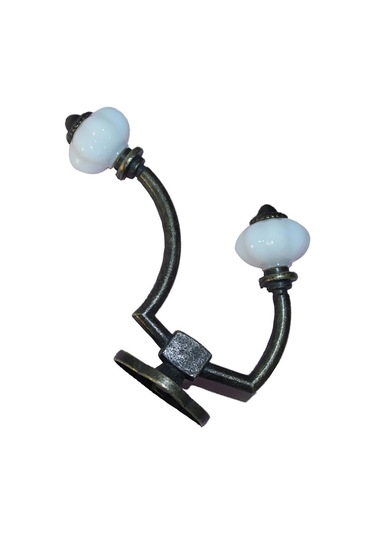 Suntek Avrupa Tarzı Çift Kafa Kapı Duvar Kanca Tutucu Anahtar Havlu Ceket Şapka Askısı Çok Renkli