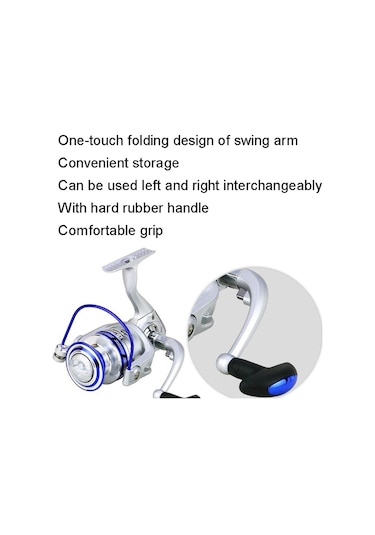 Yumoshi Al7000 Metal Kafa Balık Hattı Tekerleği