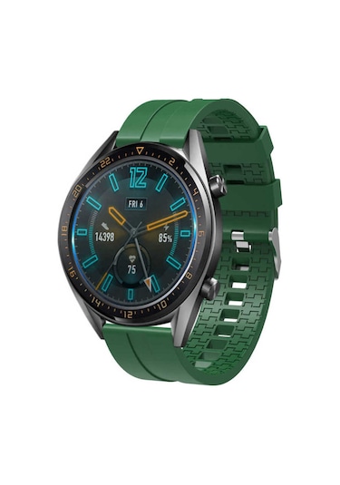 Huawei Watch Gt 3 46mm Krd-23 Uyumlu Tlzn Kordon-yeşil