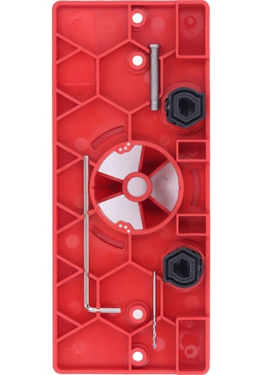 Youmex Abs Matkap Rehberi - Gizli Menteşe Delik Aracı, 15-45mm Derinlik Regülatörü, 46/48/52mm Vida Mesafesi, Çelik Freze İlişkili