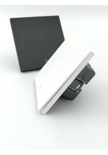 Tocterra Beyaz Tek Tuşlu, Geçişli, Işıklandırmasız Anahtar 450923132