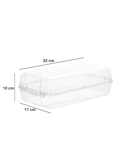 Porsima 3197 10 Adet Kadın Ve Çocuk Ayakkabı Saklama Kutusu Şeffa