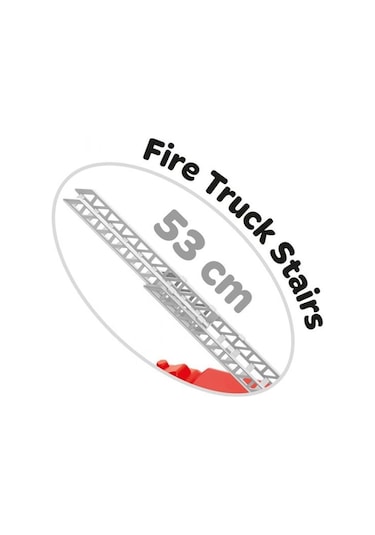 Nessiworld 7022 İtfaiye Kamyonu Penceli Kutuda 38 Cm Çok Renkli