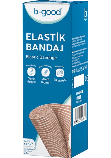 B-good Elastik Bandaj 12 CM x 3.5 M