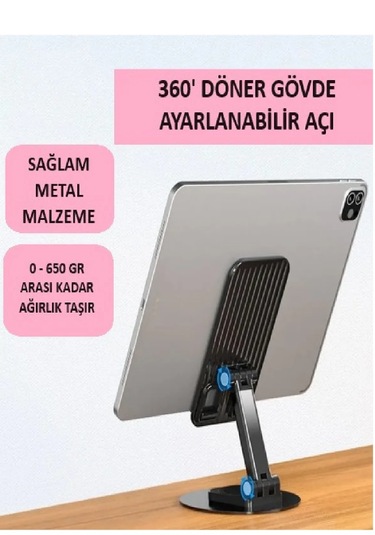 360 Dönebilen Telefon Tutucu Katlanabilir Tablet Tutucu Masa Üst