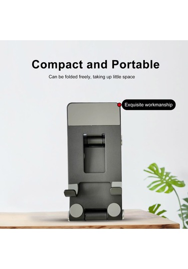 Reedark Çok Yönlü Ayarlanabilir Alüminyum Telefon Standı - Hafif, Katlanabilir Ve Taşınabilir Tasarım İle Akıllı Telefonlar Ve Tabletler İçin