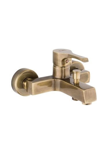 Melekyapı Antik Bakır Eskitme Aç Kapa Mix Banyo Bataryası Antik