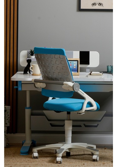 Creo Mobili Yükseklik Ve Sırt Ayarlı Sirius Çalışma Sandalyesi Ofis Ve Bilgisayar Koltuğu Mavi/mavi Gri Creo Mobili Yükseklik Ve Sırt Ayarlı Sirius Çalışma Sandalyesi Ofis Ve Bilgisayar Koltuğu Mavi/mavi Gri