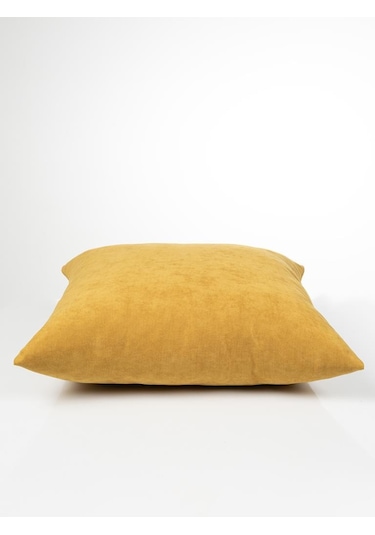Dekoratif Kırlent Kılıfı Runa 43x43 Cm Hardal