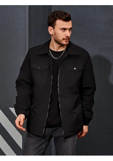 Poduct-jacket Yeni Model Mevsimlik Mont 245678596 Siyah