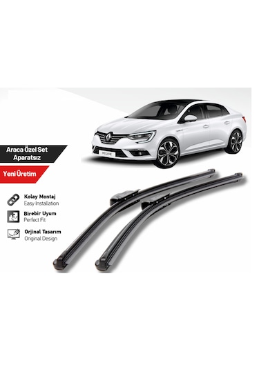 Renault Megane 4 Silecek 2016 Sonrası Wöller Silecek Takımı Araca Özel