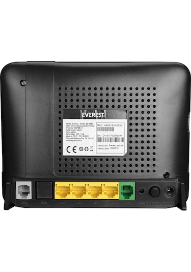 Everest SG-V400 300 Mbps 4 Port Kablosuz VDSL/ADSL2+ VoIP Modem Router