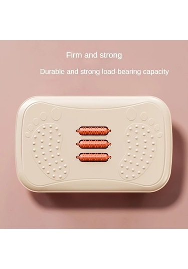 Chuangyinshop Portable Masa Altı Beyaz Masajlı Ayak Dinlendirici Tabure Yatak Odası Oturma Beyaz