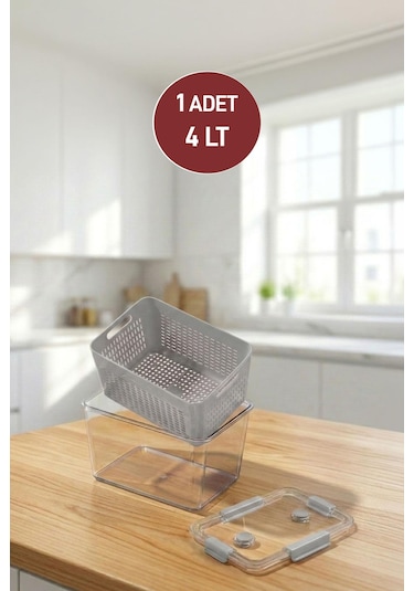 Selka Home Lavin 4 Lt. Saklama Kabı