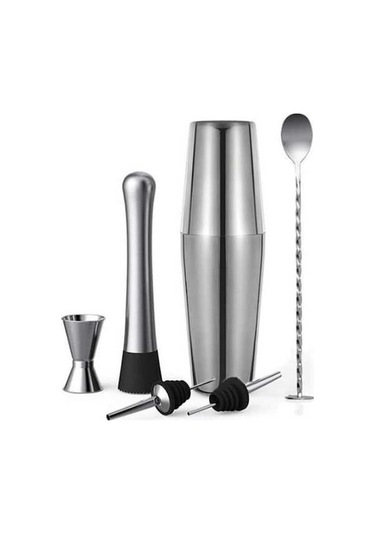 Maoyaya 6 Parça Avantajlı Kokteyl Seti - Boston Shaker 750ml Profesyonel