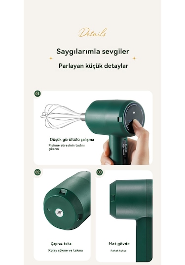 Kablosuz Üç Hızlı Şarjlı Yumurta Çırpıcı Ev Yumurta Çırpıcı-mavi Mavi