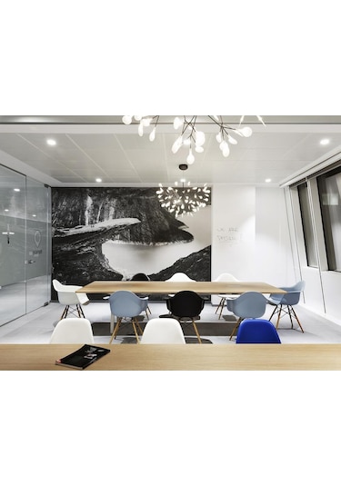 Eames Plastik Koltuk Re Daw, Vitra, Charles & Ray Eames, Geri Dönüştürülmüş Malzeme Buz Grisi
