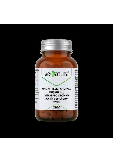 Venatura Beta Glukan Ekinezya Kuşburnu C Vitamini Çinko 30 Kapsül