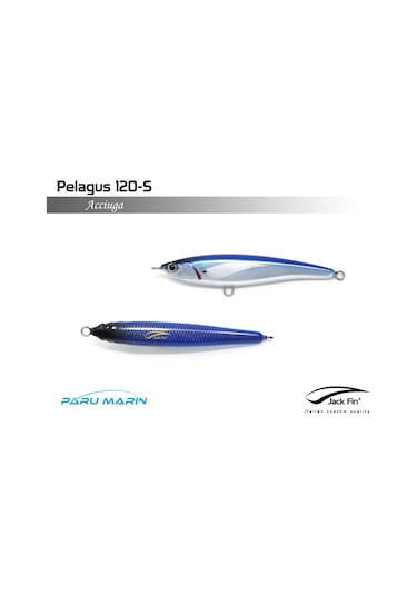 Jack Fin Pelagus 120-S Sahte Yem Acciuga