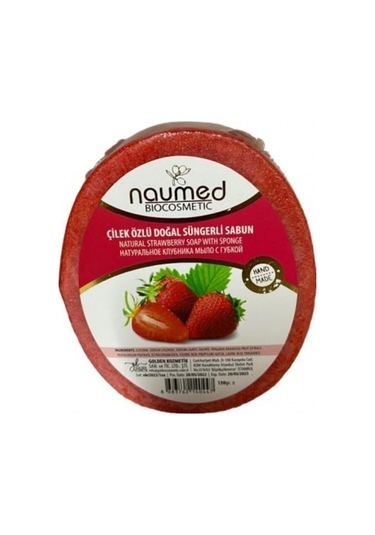 Çilek Özlü Batık Ve Çilek Bacak Onarımına Yardımcı Doğal Süngerli Sabun 130gr Çilek