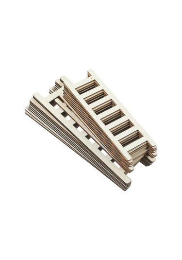 Minyatür Merdiven Dekoru Küçük Dekoratif Merdiven Bahçe Süsü Kend