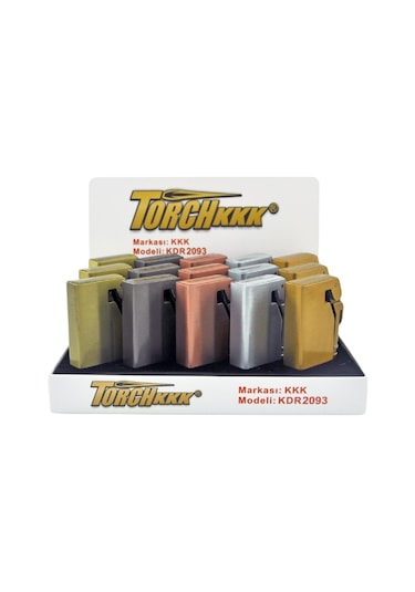 Gold Tek Torch Pürmüz Metal Puro Çakmağı - Tr8089