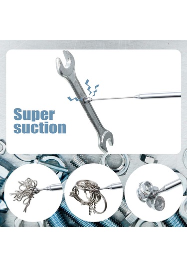 Uzayabilen Teleskopik Anten Kalem Mıknatıs Metal Tutucu Toplayıcı N11.60658