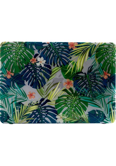 Macbook Pro Kılıf 13 İnç Flower01nl Eski Hdmı'lı Model 2012-2015 A1425 A1502 İle Uyumlu AÇIK YEŞİL