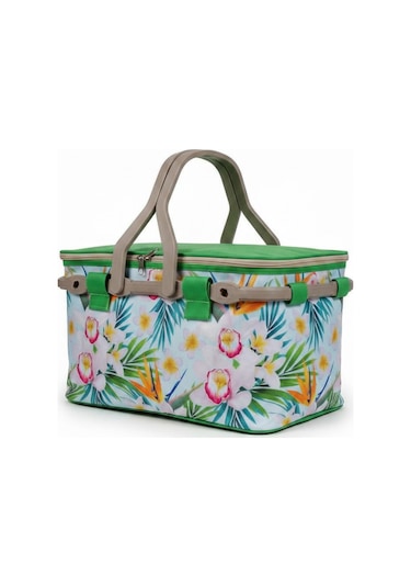 25 Lt Piknik Sepeti 1072 Picnic Bag -326 Karışık/Çok Renkli