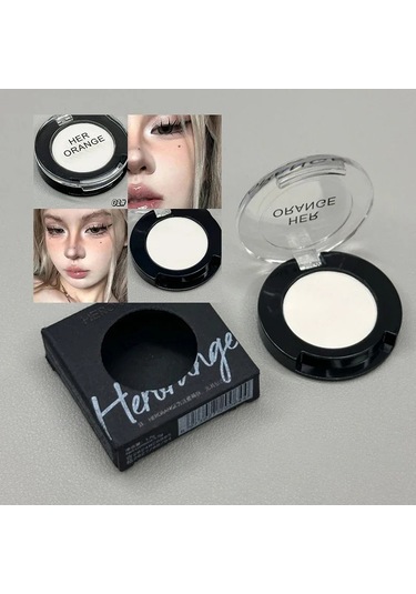 Tek Renkli Mat Beyaz Göz Farı Astar Makyaj Kalıcı Pürüzsüz Giymek Kolay Doğa 05 01 Garden Rose