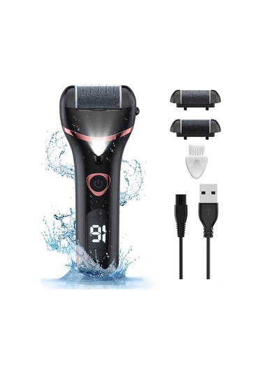 Suofeng Şarj Edilebilir 8 Li Pedikür Seti, Lcd Ekranlı Ve Işıklı Elektrikli Nasır Temizleme Aleti