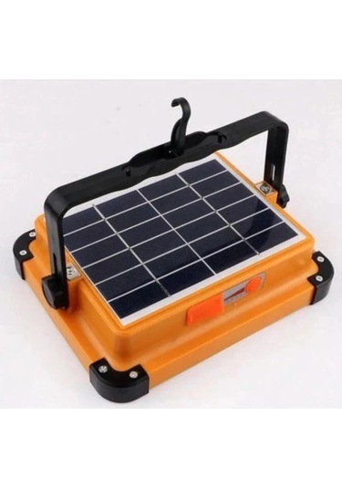 Taşınabilir Çalışma Ve Kamp Işığı, Güneş Enerjili, 100 W Profesyonel Kamp Çadır Feneri Pd-6060 Çok Renkli