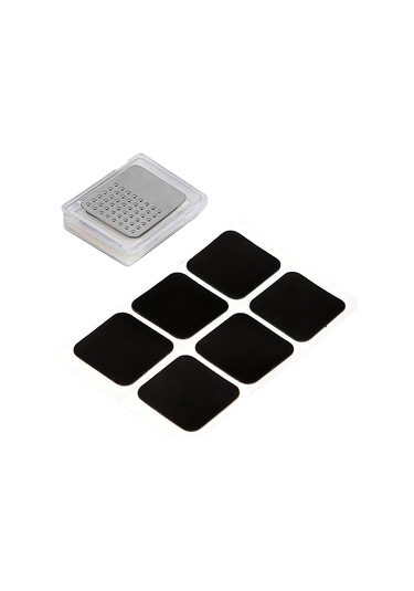 Homyl Bisiklet Lastiği Yaması Tutkalsız İç Tüp Yamaları Siyah