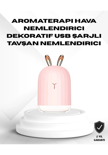 Bfs Ultrasonik Hava Nemlendirici 200 Ml Aroma Difüzör Led Işıklı Sessiz