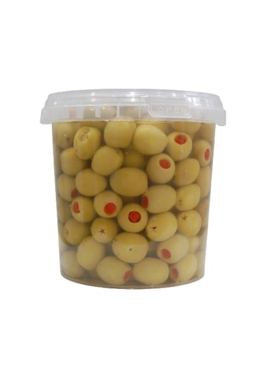 Sadıcım Yeşil Biberli zeytin 650 gr Pet Kavanoz