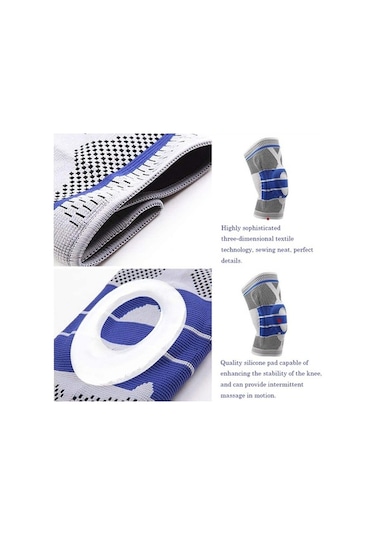 Trendooze Cbtxglobal Silikon Diz Koruyucu Spor Çift Dizlik Fb Mavi