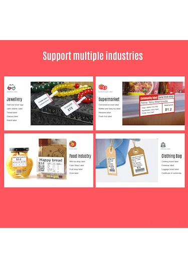 Singree Beyaz Termal Etiket Kağıdı - 45x15mm, 460 Adet, Çift Sıralı, Otomatik Yapışkan, Mürekkepsiz, Ev/ofis/market Uygun, B3s/b11/b21 Uyumlu 1 Rulo