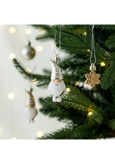 Karaca Home New Year Yılbaşı Bronze 65 Parça Ağaç Süsü Seti