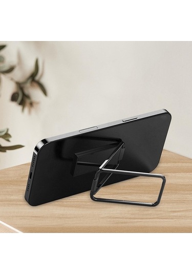 Trendooze Homyl Telefon Zil Tutucu 360 Parmak Yüzük Siyah, Unik Tasarım