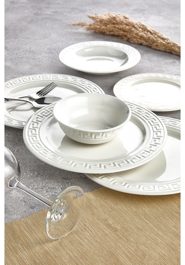 Cooker 6 Kişilik Milano 24 Parça Yemek Takımı Ckr4003