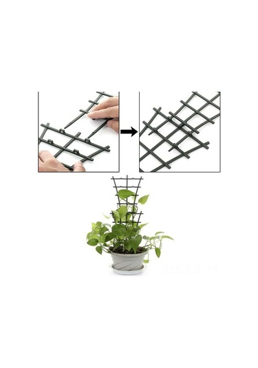 Gajeena 2 Adet Yeşil Plastik Bitki Tutucu: Domates Ve Tırmanan Sebzeler İçin Dayanıklı Bahçe Tırmanma Ayağı