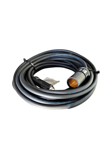 Araç Çakmak Uzatma Kablosu 12-24 Volt 16 Amper 2 X1,5 Mm Ttr Bakır 10 Metre-siyah