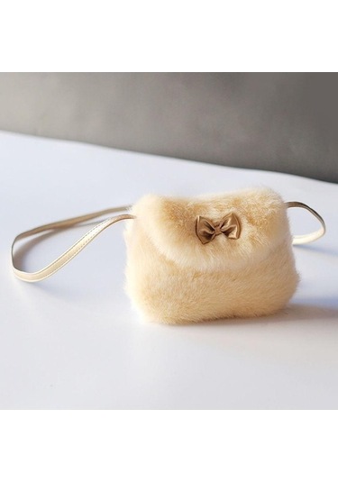 Dancemonkey Yapay Vücut Sevimli Rahat Mini Kürk Kız Ilmek Haki Çocuk Çocuk Çocuk Çapraz Çanta Çanta Çanta Od Haki