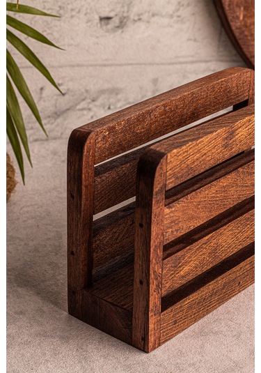 Snippy Warmy - Ahşap Peçetelik Masaüstü Peçete Organizeri