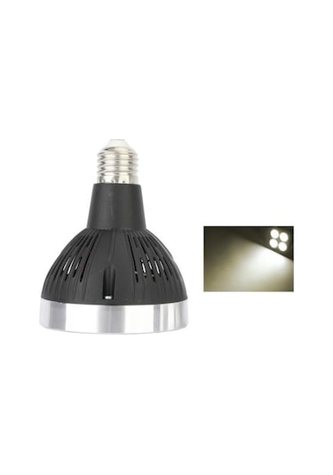 Siyah E27 35w P30 Led Ampul Par30 Ev Stüdyosu İçin Süper Hafif Parlak Spot Lamba Doğal Işık