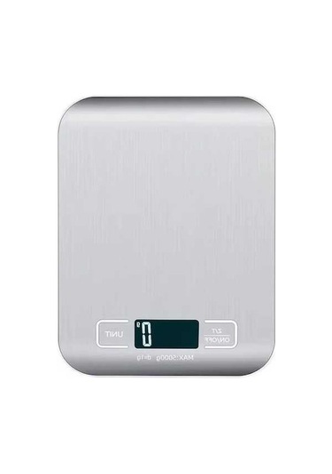 Wondernest Terazisi Paslanmaz Mutfak Lcd Ekranlı Dijital Çelik 5kg/1g Gümüş