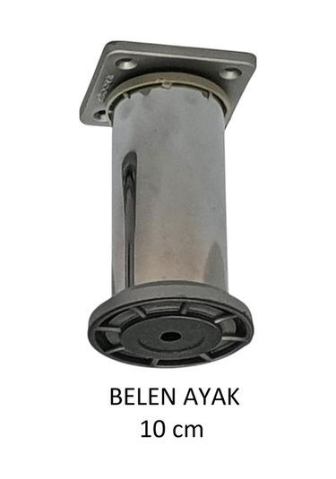 Belen Ayak 10cm Vidalar Dahil Krom Krom