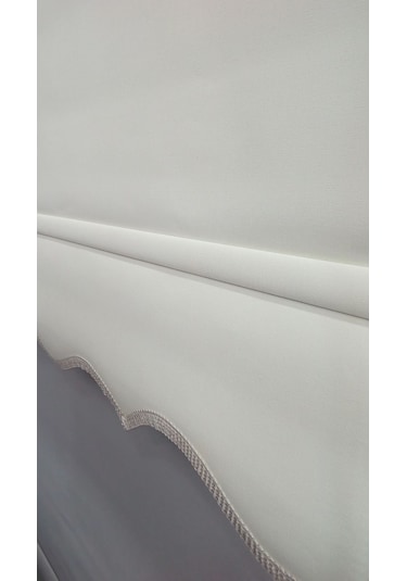 Arslanlı Blackout Karartma Stor Perde Ekru Beyaz Renk