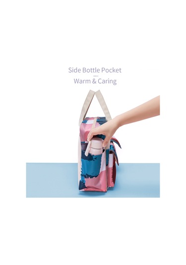 Wezone Moda Ve Pratik Bebek Bezi Çantası, Seyahat Ve Günlük Kullanım İçin Çok Fonksiyonlu Taşınabilir Tasarım Beyaz