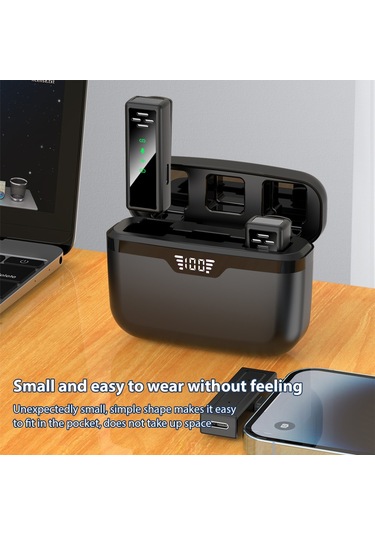 Skycıty Kablosuz Kollar Mikrofonu, Gürültü Azaltma